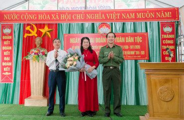 Ngày hội Đại đoàn kết toàn dân tộc tại Tổ dân phố 5 thị trấn Phố Châu